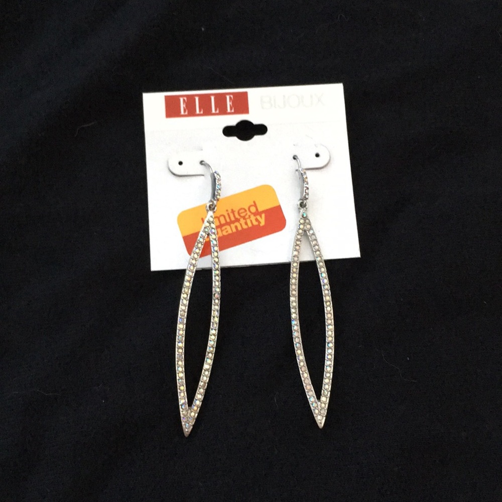 Crystal dangle earrings